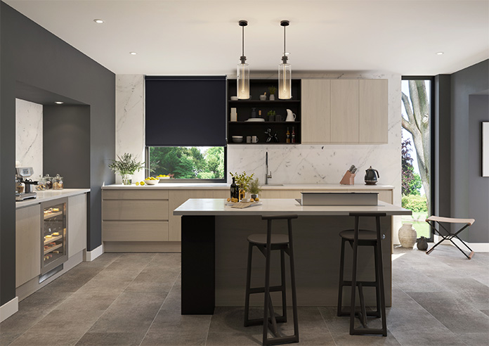 Palermo (Blackout), Black - Twist&Fit Roller Blind - Image 8